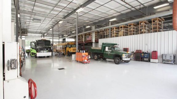 Miller Motor Coach Maintenance Garage